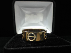 cartier style ring gold 14k jewelry fancy nail replica gold