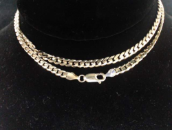 cuban chain pave 14k yellow gold fancy